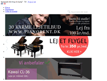 Tablet Screenshot of pianorent.dk